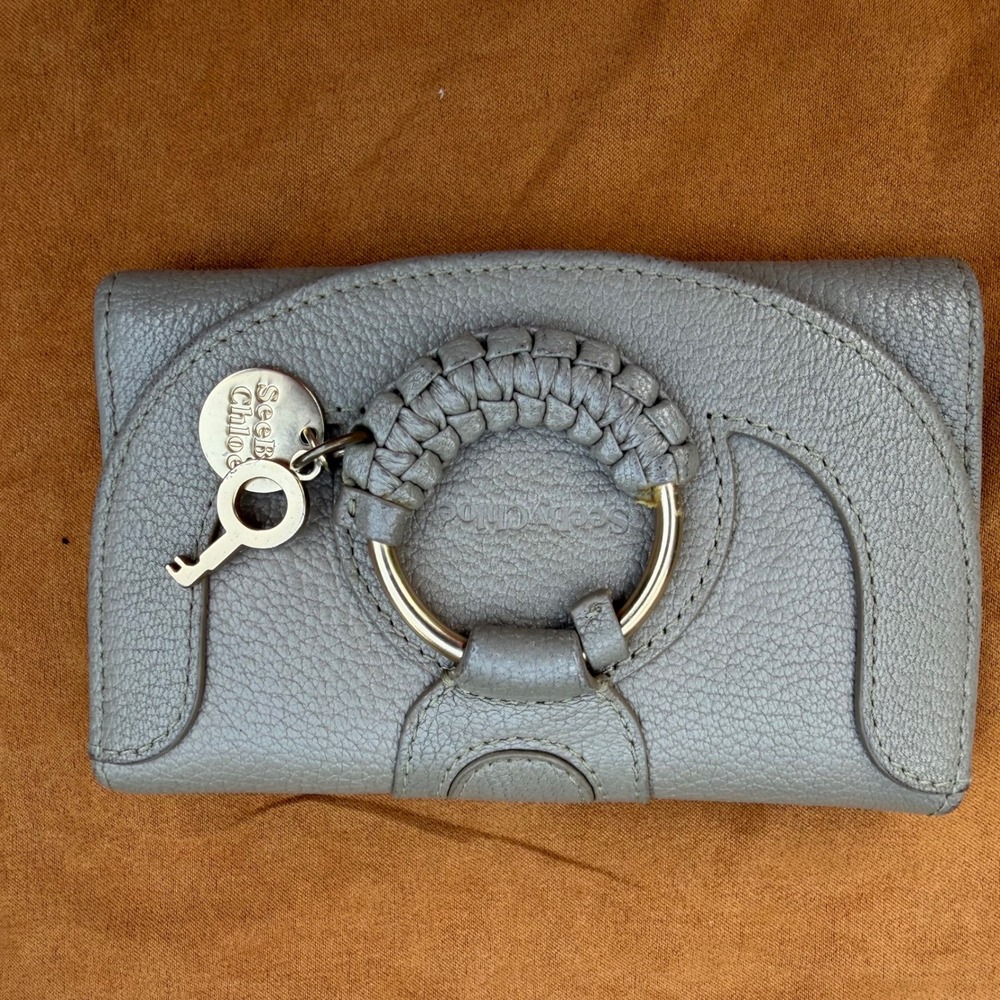 See By Chloe Hana Trifold Wallet Boho Chic Leather OS‎ Bifold Authentic